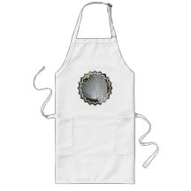 White Peacock Long Apron