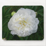 White Peony Mousepad