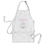 White Pink Cake aprons