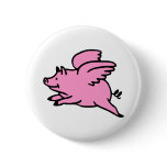 White Pink Flying Pig