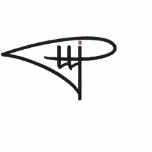 White Polo - Black/Red Embroidered DDP