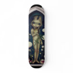 White Pomegranates SKATEBOARD lowbrow gothic art
