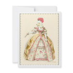 White Poodle Marie Antoinette French Fashion