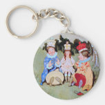White Queen, Red Queen & Queen Alice Do Lunch Key Chains