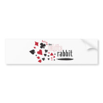 White Rabbit Bumper Stickers