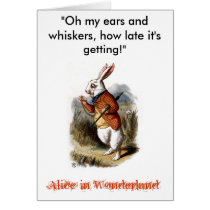 White Rabbit (colour) Cards