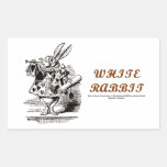 White Rabbit Herald Hearts Wonderland Sticker