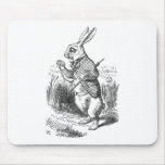 White Rabbit Mouse Mat