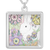 White Rabbit Necklace