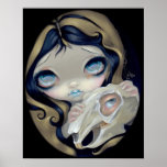 White Rabbit Resurrected ART PRINT gothic Alice