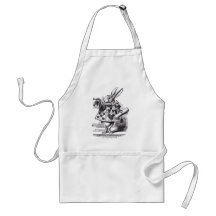 White Rabbit Trumpet Apron