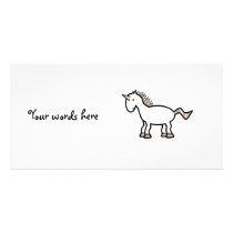 White rainbow unicorn