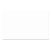 White Rectangle Sticker