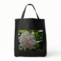 White Rhodendrons Canvas Bag