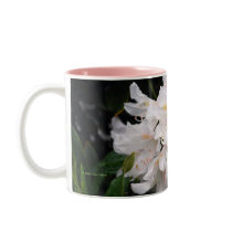 White Rhododendron Coffee Mug