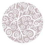 White Rondellini Stickers
