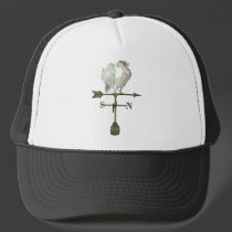 White Rooster hats