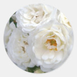 White Rose Bouquet Special Occasion Sticker