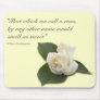 White Rose Mousepad