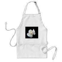 White Rose Wedding Stationery Apron
