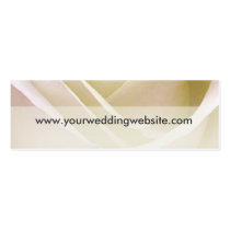White Rose Wedding Website cards Business Card Templates