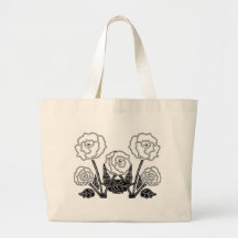 White Roses Bags