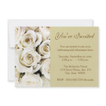 White Roses Invitations