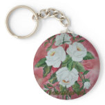White roses Keychain