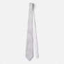 White Sequin Effect Tie