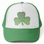 White Shamrocks in Green Shamrock Hat