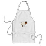 white sheep aprons