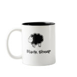 White Sheep Black Sheep 15 oz. mug