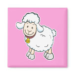 White Sheep Magnet