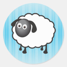 White Sheep Stickers