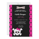 White Skull Birthday Invitations
