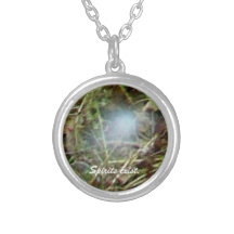 White Spirit Orb Photo Necklaces