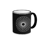 White Spirograph Coffee Mugs