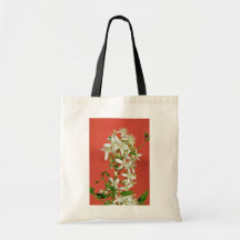 white Star jasmine (Jasminum pubescens) flowers Bags