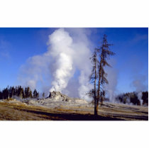 White steam, Upper Geyser Basin, Yellowstone Natio Acrylic Cut Outs