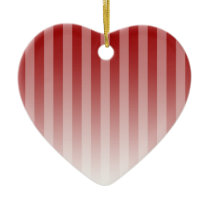 White Stripe ornaments