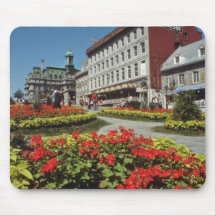 White Summer blooms, Montreal flowers Mouse Pad
