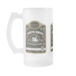White Swan Brandy Vintage Liquor Label Mugs, Stein