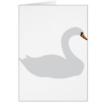 white swan icon cards