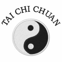 White Tai Chi - Embroidered Polo Shirt