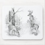 White Tail Deer Mousepad