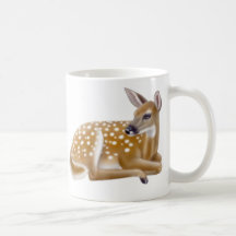 White Tailed Deer Fawn Mug
