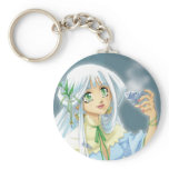 white tea porte clé keychains