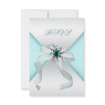 White Teal Sweet 16 Party