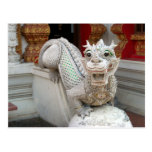 White Temple Dragon Post Cards