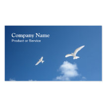 White tern business card